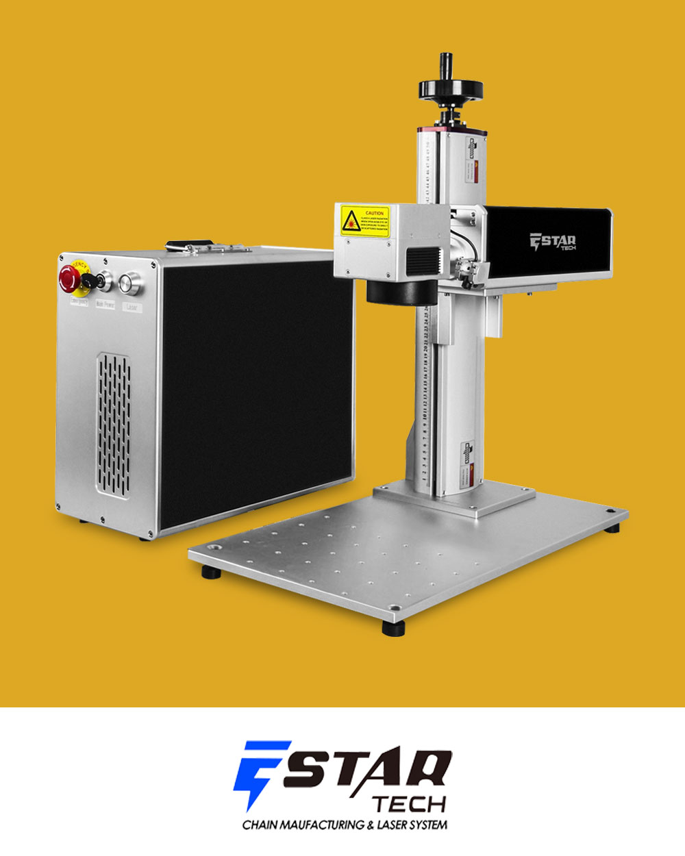 Split Type Fiber Laser Marking Machine