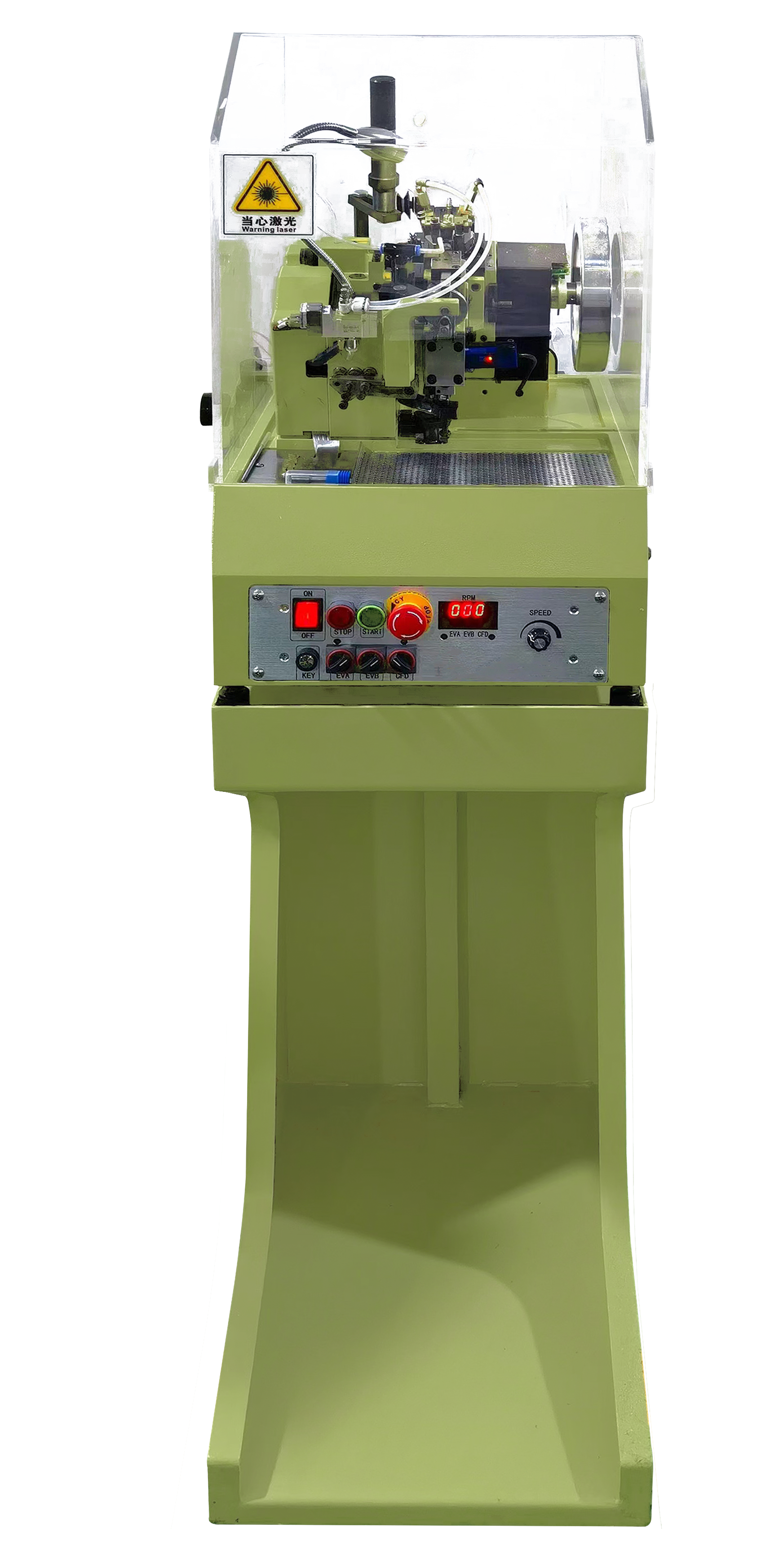 Cable curb chain making machine