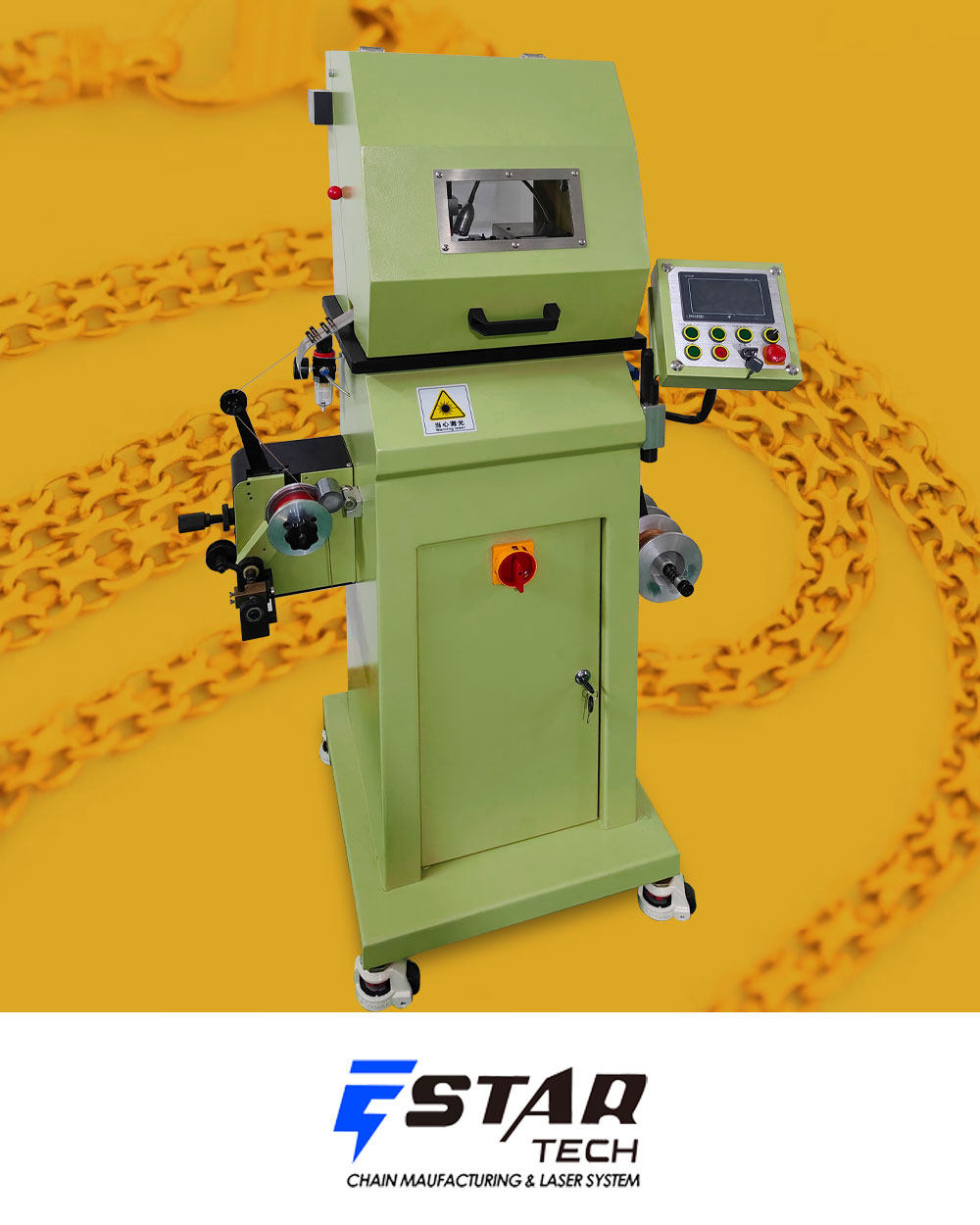 Bismark chain coupling machine