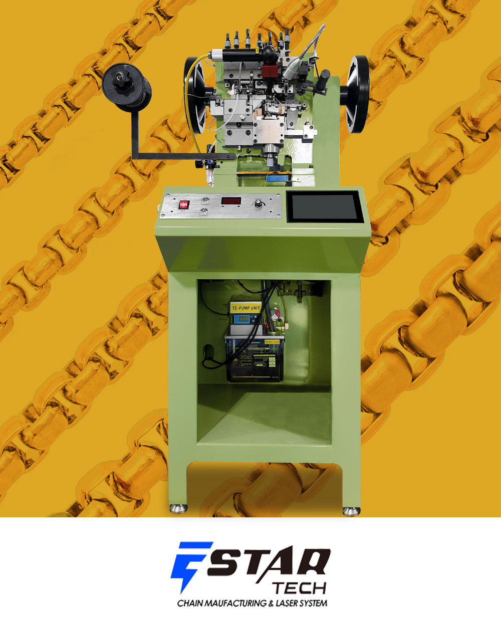 Box Chain machine (with laser welding)